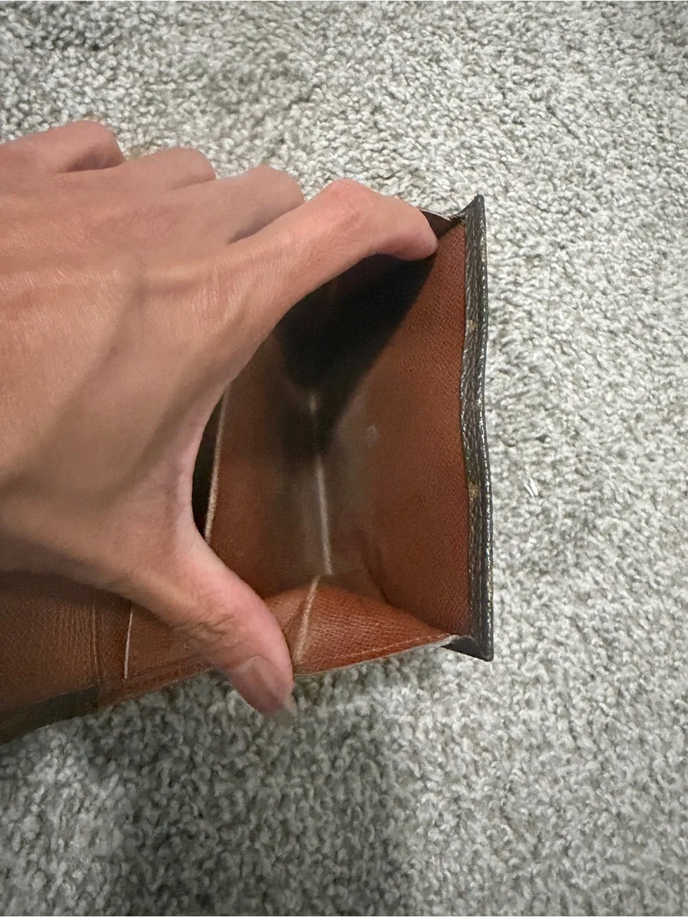 “Pre-loved” Authentic Louis Vuitton Monogram Canvas compact Wallet